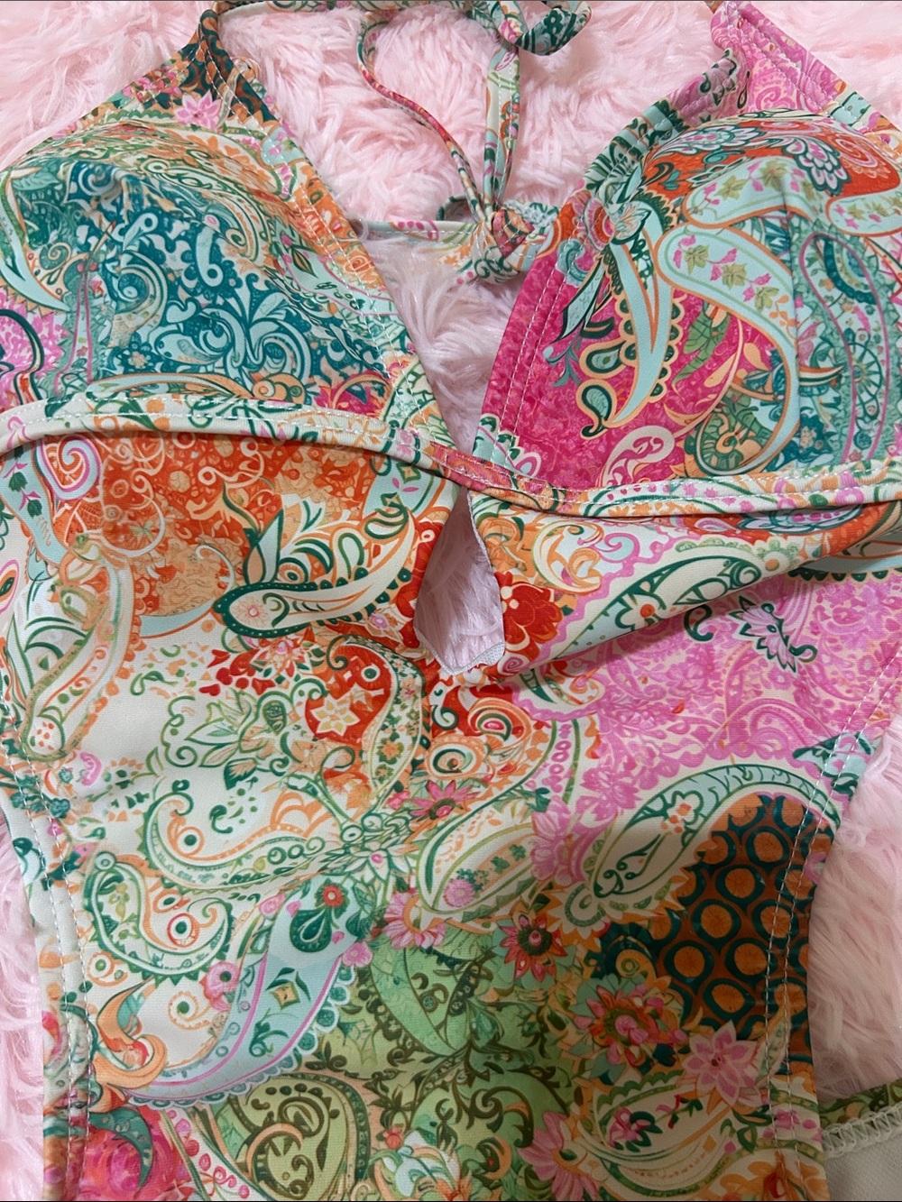 Women’s One-Piece Swimsuit in Multicolor - Picture 5 of 6